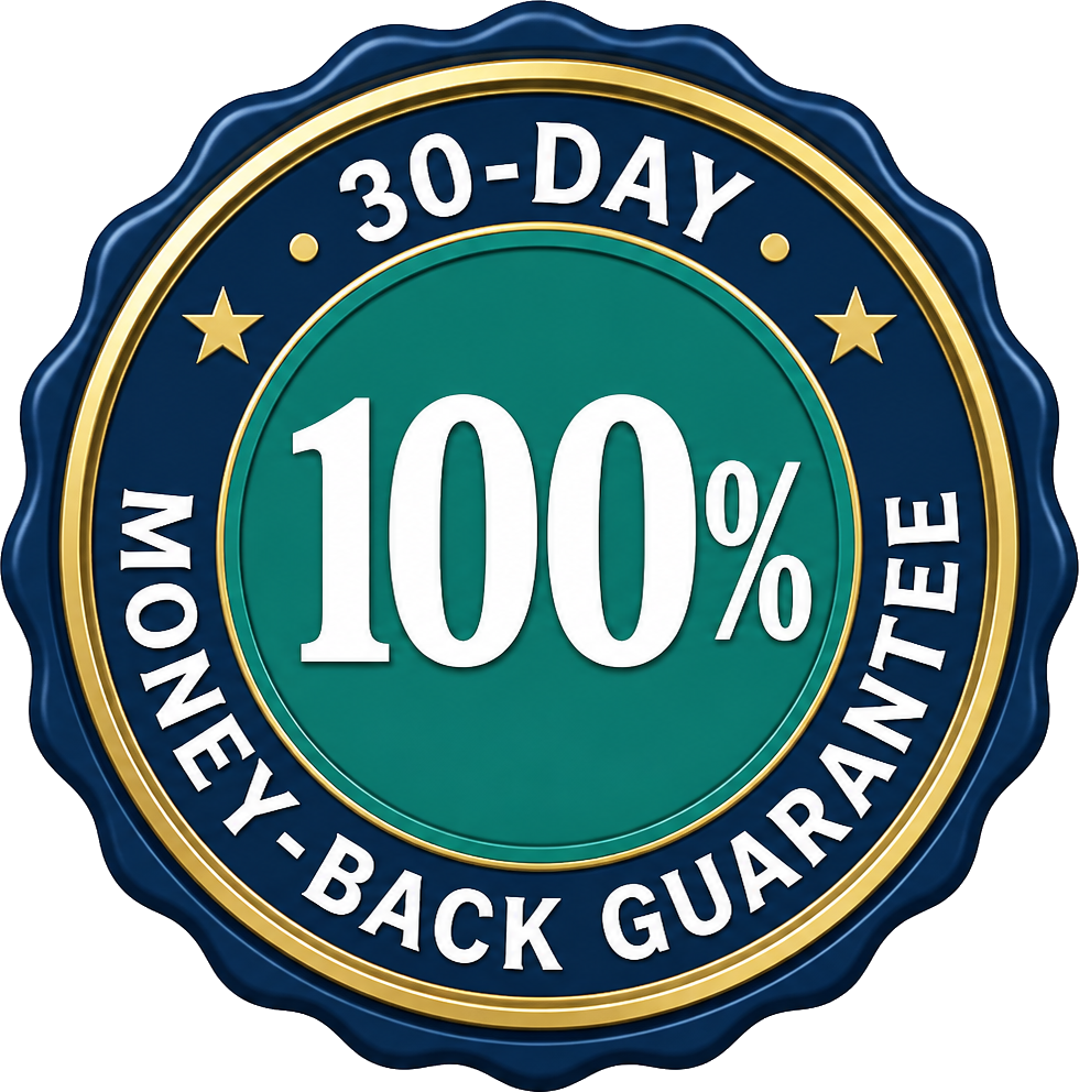 30-day 100% money-back guarantee